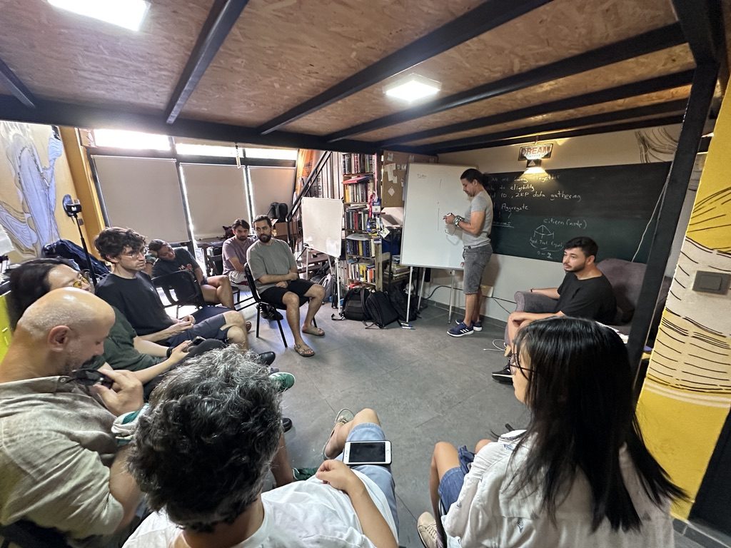 ZuKaş 2025 circle session at the hub